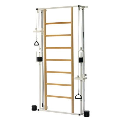 Poliercolina Dual Pulley Tower with Wall Bars